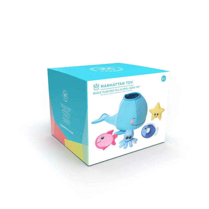 Whale Floating Fill n Spill - Bath Toys - Manhattan Toy