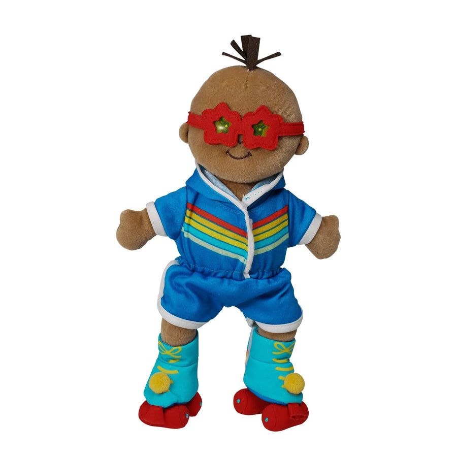 Wee Baby Stella beige doll Rainbow Roller - Baby Doll - Manhattan Toy