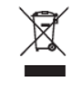 WEEE waste icon with bar.